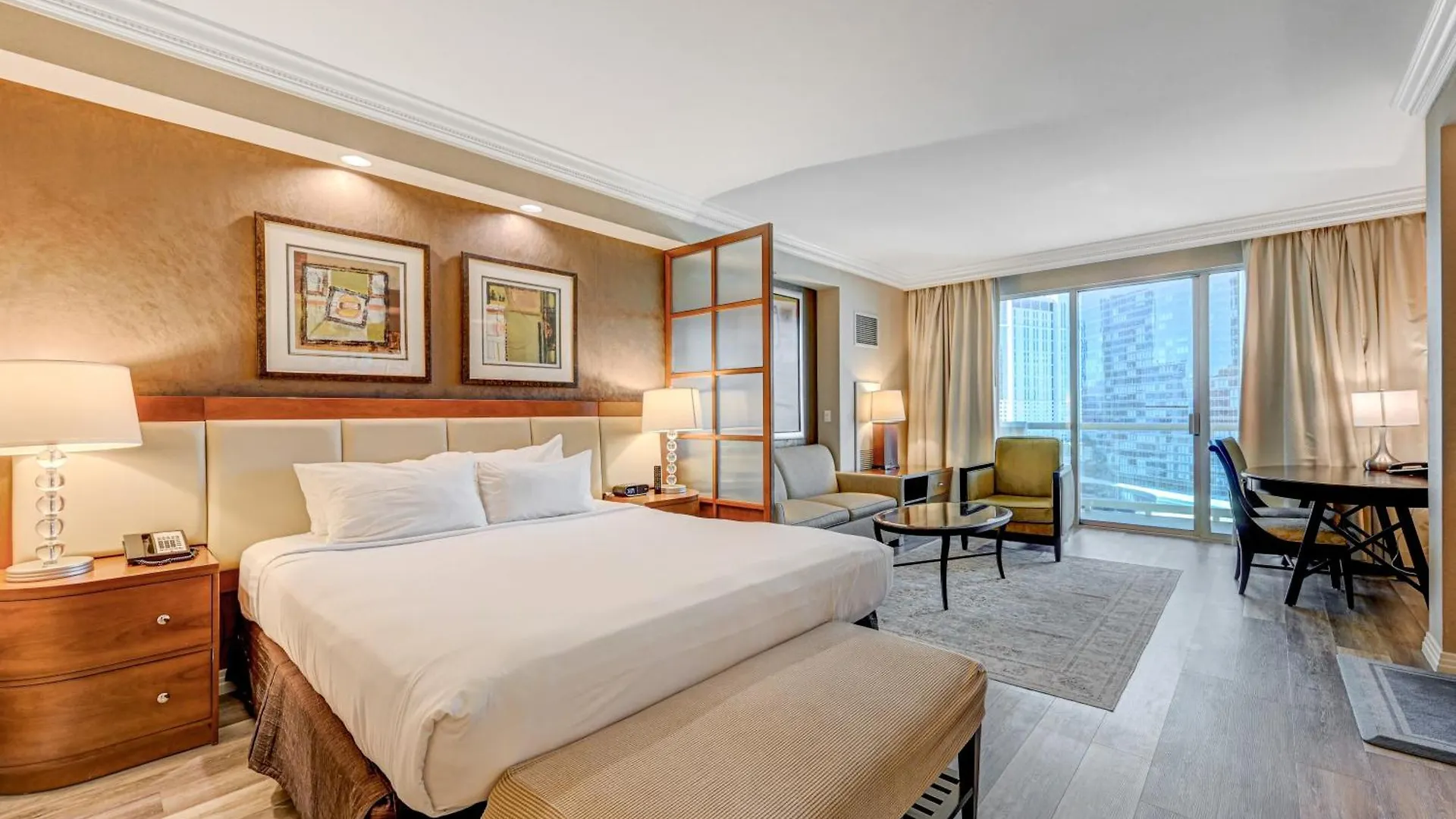 Balcony Studio Signature Mgm Great View No Resort Fees Free Valet Lazy River 라스베이거스